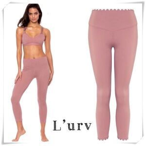 L’URV I'm On Clouds High Waist 7/8 Lengths Legging in Blush Pink Size S New